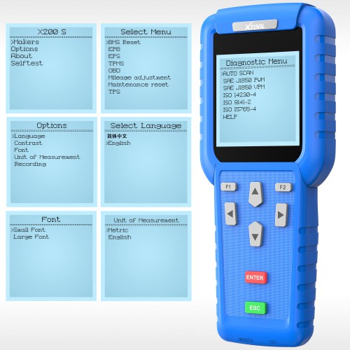 AKP236 XTOOL Oil Reset Tool X-200S X200S Free Shipping by DHL