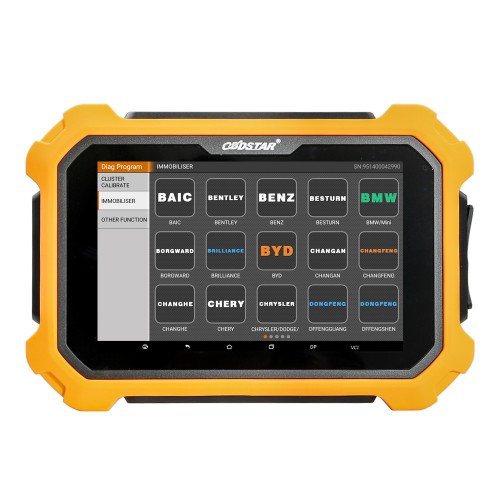 AKP187 OBDSTAR X300 DP Plus X300 PAD2 A Package Basic Version Immobilizer+Special Function