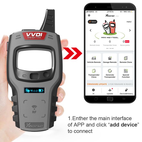 AKP202 VVDI Mini Key Tool Remote Key Programmer Support IOS and Android Global Version