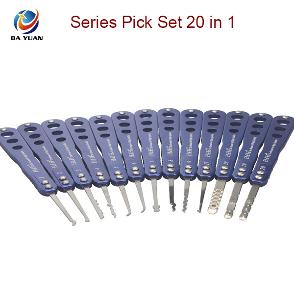 LS06041 Ch-ampion Series Pick Set 20 in 1 for Locksmiths