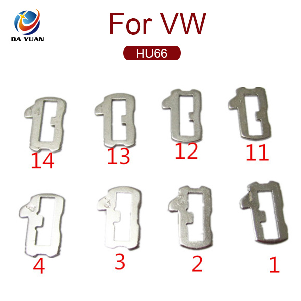 ALR0001 HU66 Car Lock Reed Plate For VW Volkswagen Lock spring Repair box A Set Of Eight Piece