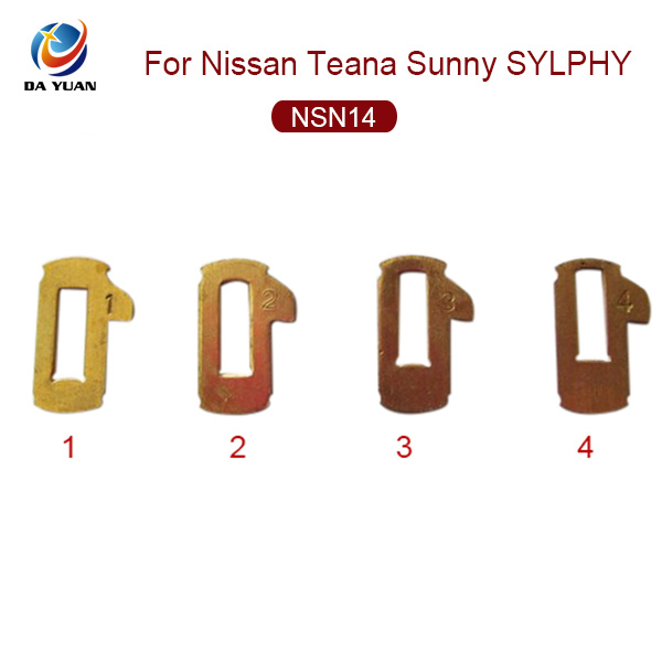 ALR0003 NSN14 Lock Plate For Nissan Teana Sunny SYLPHY Key Repair Kits A Set Of Four Piece