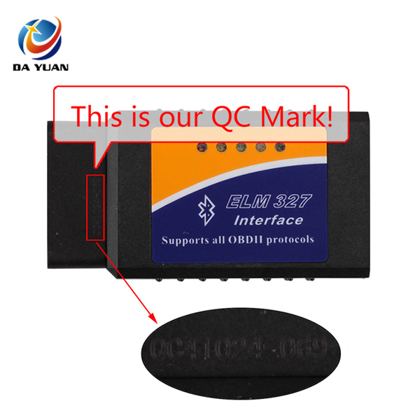 1.5V ELM327 Bluetooth Software OBD2 CAN-BUS Scanner Tool Software V2.1