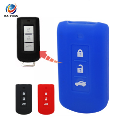 AS083006 For Mitsubishi Smart 3 Buttons Silicon Car Key Cover