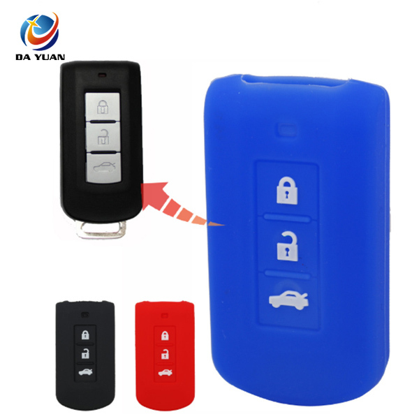 AS083006 For Mitsubishi Smart 3 Buttons Silicon Car Key Cover