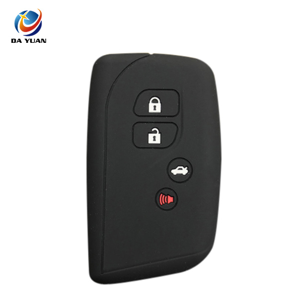 AS082007 silicone rubber car key cover for Lexus 4 button remote key