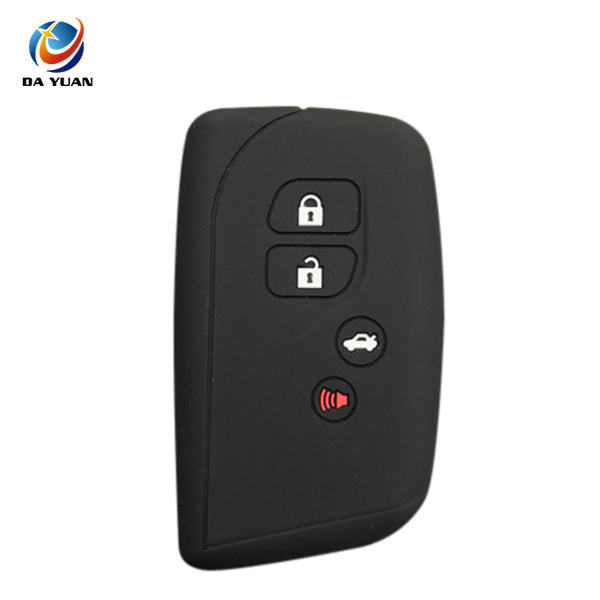 AS082007 silicone rubber car key cover for Lexus 4 button remote key
