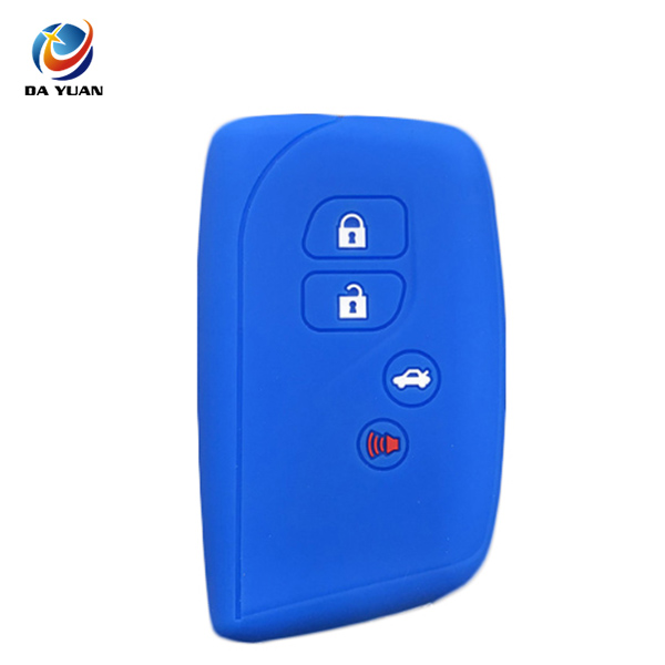 AS082007 silicone rubber car key cover for Lexus 4 button remote key