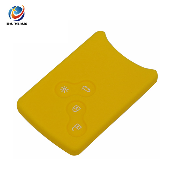 AS070002 Silicone Cover for Renault Clio Logan Megane 2 3 Koleos Scenic 4 Button Car key