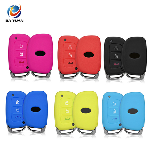 AS064003 SILICONE COVER FOR HYUNDAI 3 BUTTON REMOTE CAR KEY