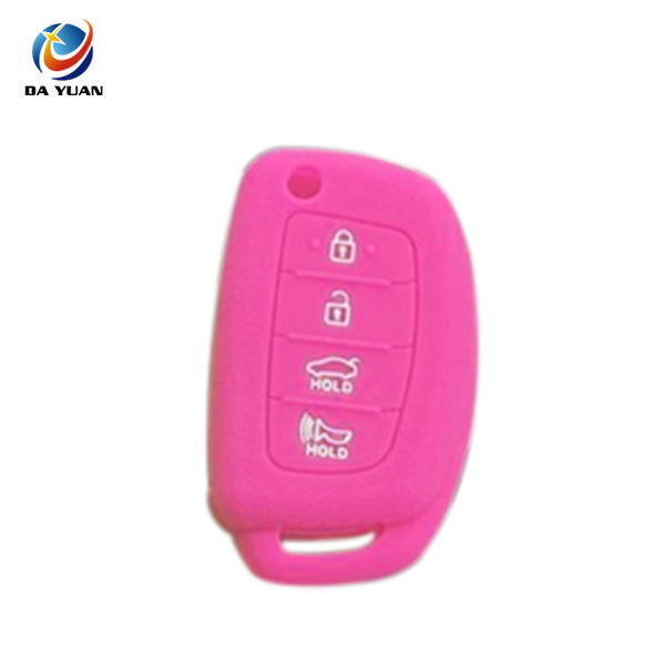 AS064004 Silicone car key cover case for Hyundai Flip Folding remote