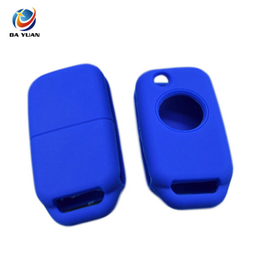 AS073006 Silicone car key fob case cover skin shell holder for Benz 1 Button Flip Folding Key protect Shell