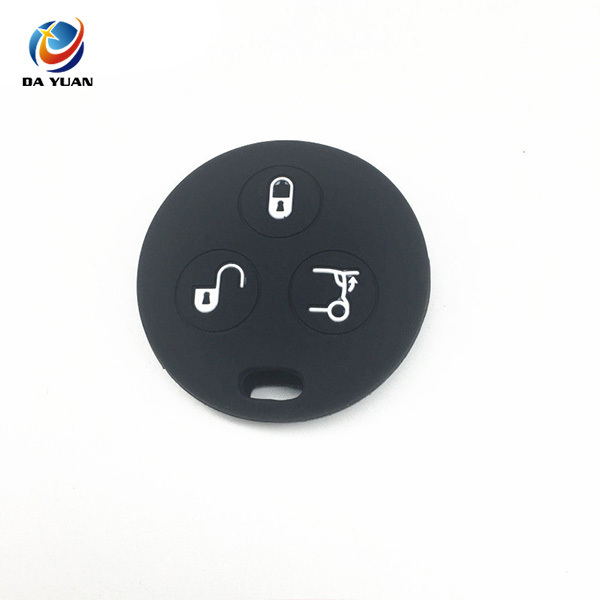 AS073004 Silicone car key cover case for Benz 3 button remote key