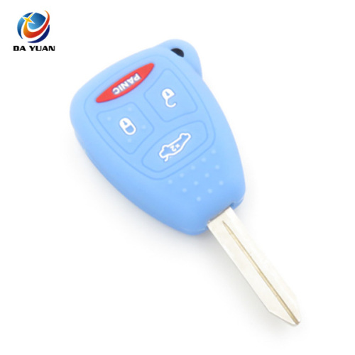 AS071005 Silicone Car Key Case Cover For Chrysler Dodge Jeep 4 Button