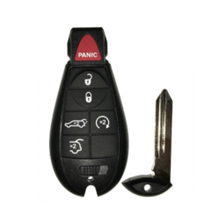 AK024053 For DODGE 5+1 Button Smart Key 433MHZ 46 Chip FCC ID IYZ-C01C Not Keyless Go