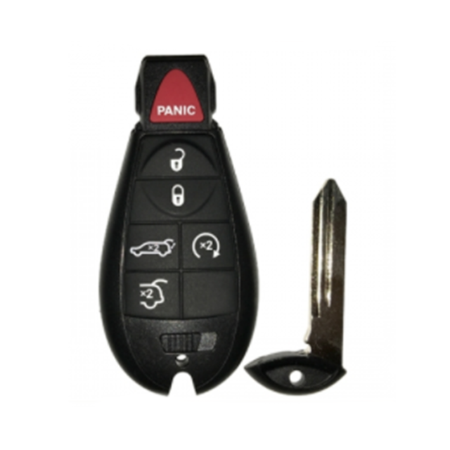 AK024053 For DODGE 5+1 Button Smart Key 433MHZ 46 Chip FCC ID IYZ-C01C Not Keyless Go