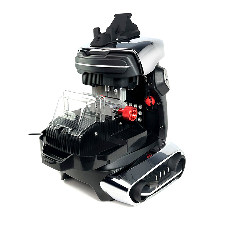 LS04031 The latest 2M2PRO magic can automatic car key cutting machine, which can use the database on Android via Bluetooth