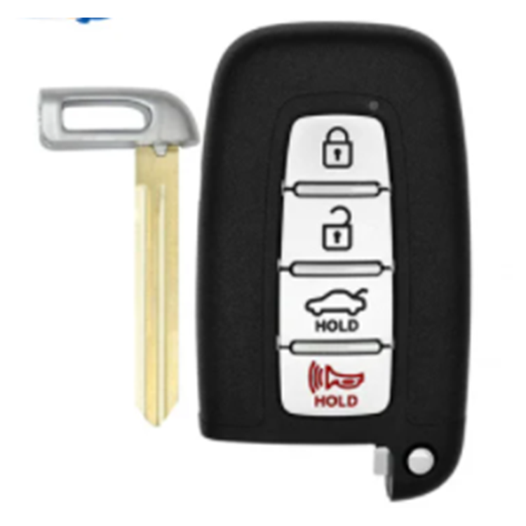 remote key for hyundai 3+1 button 433mhz car model FCC SY5RBFNA433 PN 95440-2M420