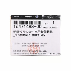 AK0660012 BYD Leopard 5, Titanium 7, Titanium 3 Genuine Smart Remote Key 4 Buttons 433.92MHz 16471488-00