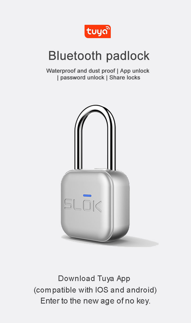 New Design Bluetooth Padlock (support TUYA App)