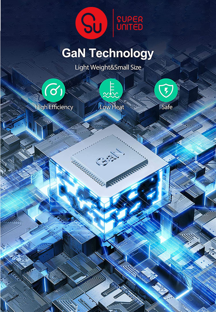 65W GaN New Technology Type-c Charger Quick Charge QC3 Wall PD Charger 3 Ports Universal Wall Charger EU