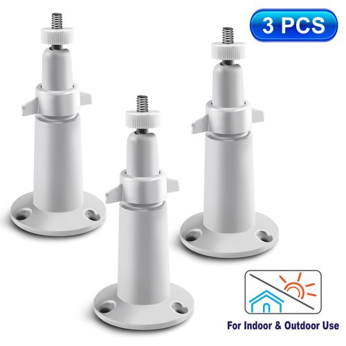 Aluminum Alloy Indoor/Outdoor 360 Swivel Rust Resistant Aluminum Security Camera Wall Mount for Arlo / Arlo Pro 1 2 3 Security Camera