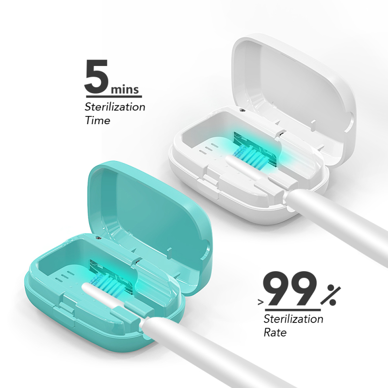 Portable Travel UVC Germicide Lamp Toothbrus shterilizer Sanitizers For Smart UV LED Sterilizer Toothbrush Holder