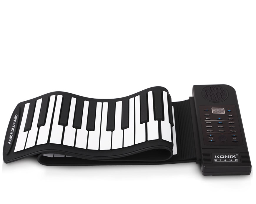 61 keys roll up piano PN61S with built-in speaker for children