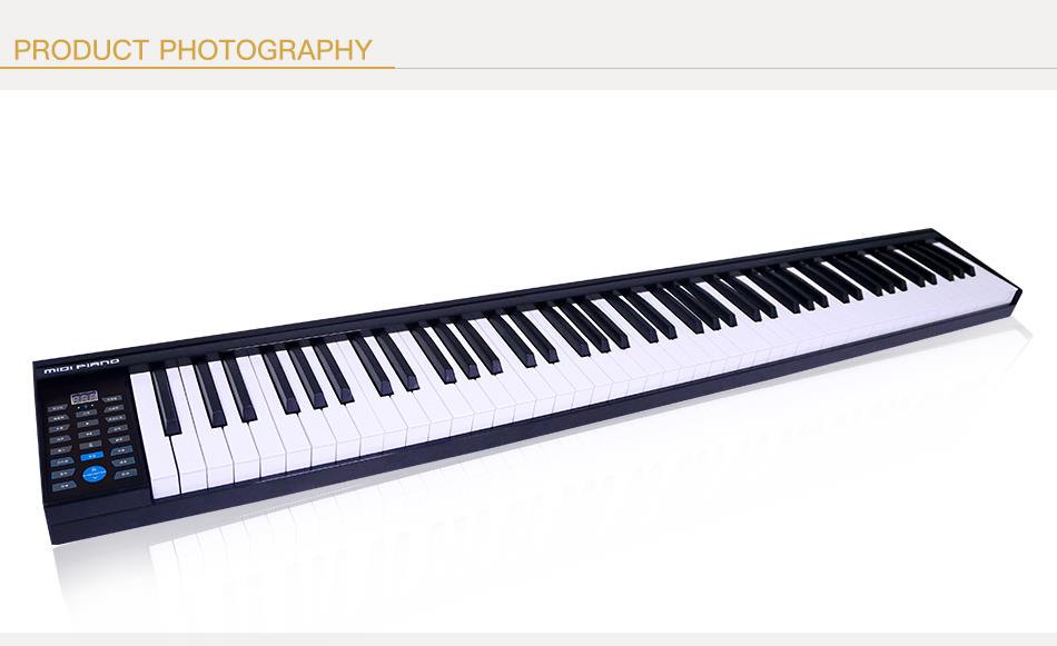 88 Key Electronic Keyboard upright Digital Piano with speaker and bluetooth for beginner