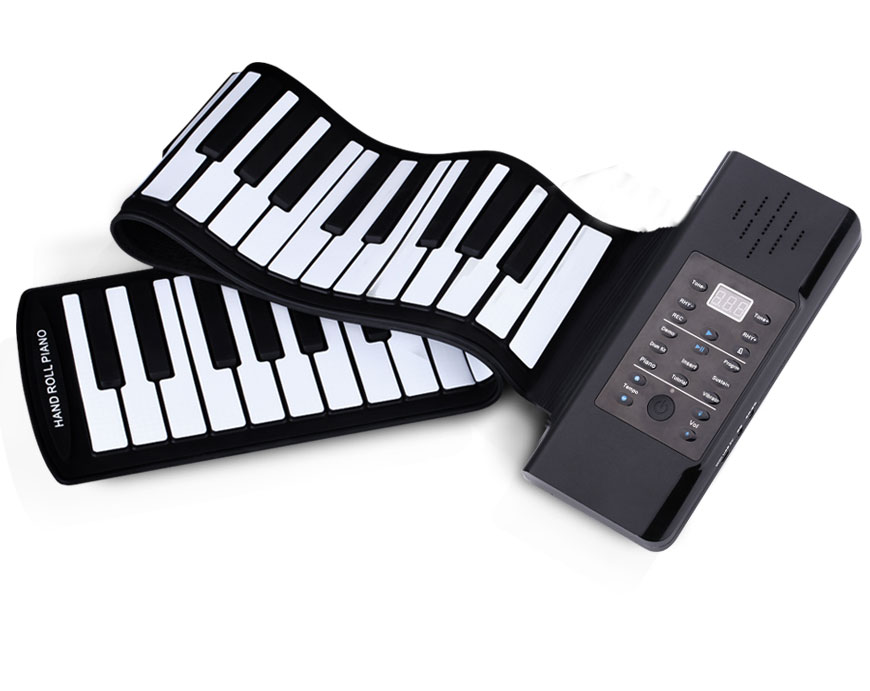 musical gift portable keyboard roll up keyboard with recording function