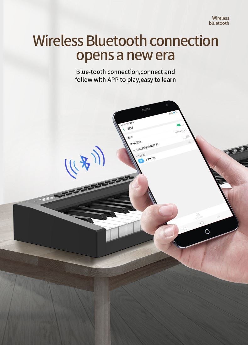 Elegant multifunction 61 keys travel Electronic Piano PH61C
