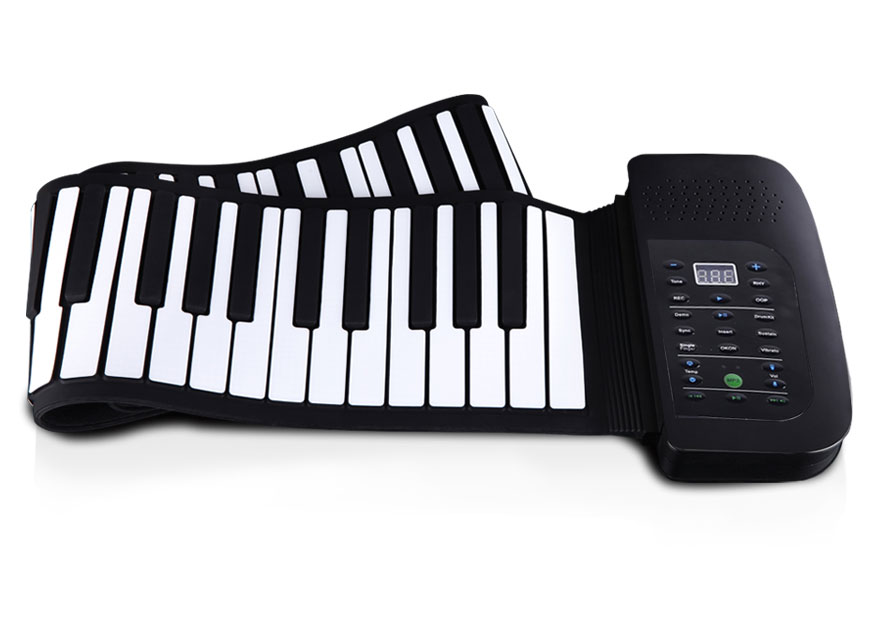 88 Keys Digital keyboard piano soft silicone keyboard Roll Up Piano