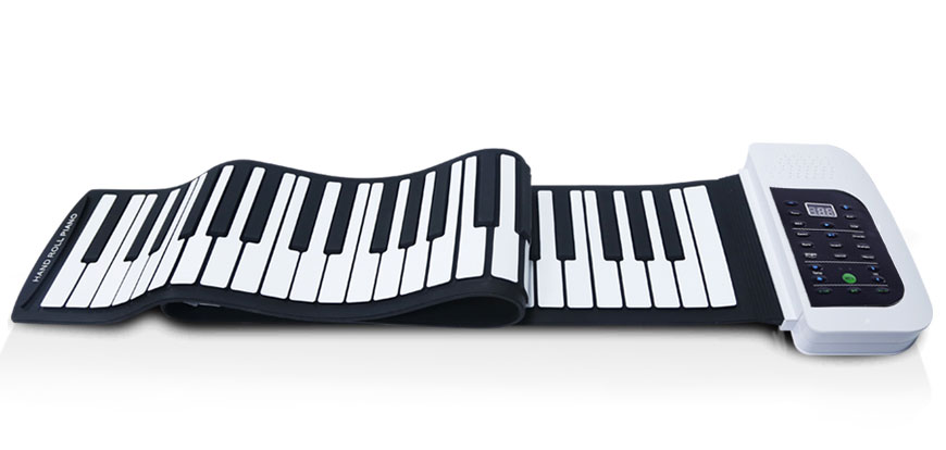 88 Keys Digital keyboard piano soft silicone keyboard Roll Up Piano