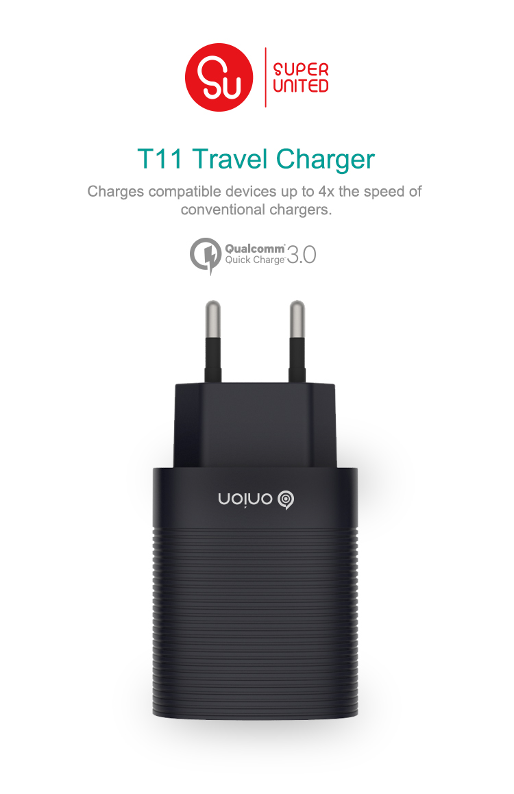 QC3.0 18W EU QUICK TRAVEL CHARGER