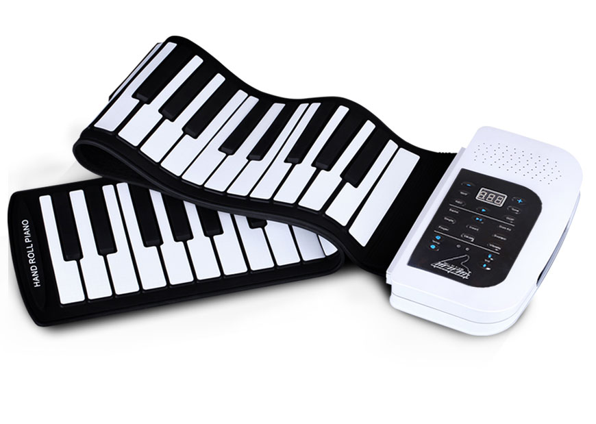 Musical instruments 61 keys digital roll up piano with midi out function