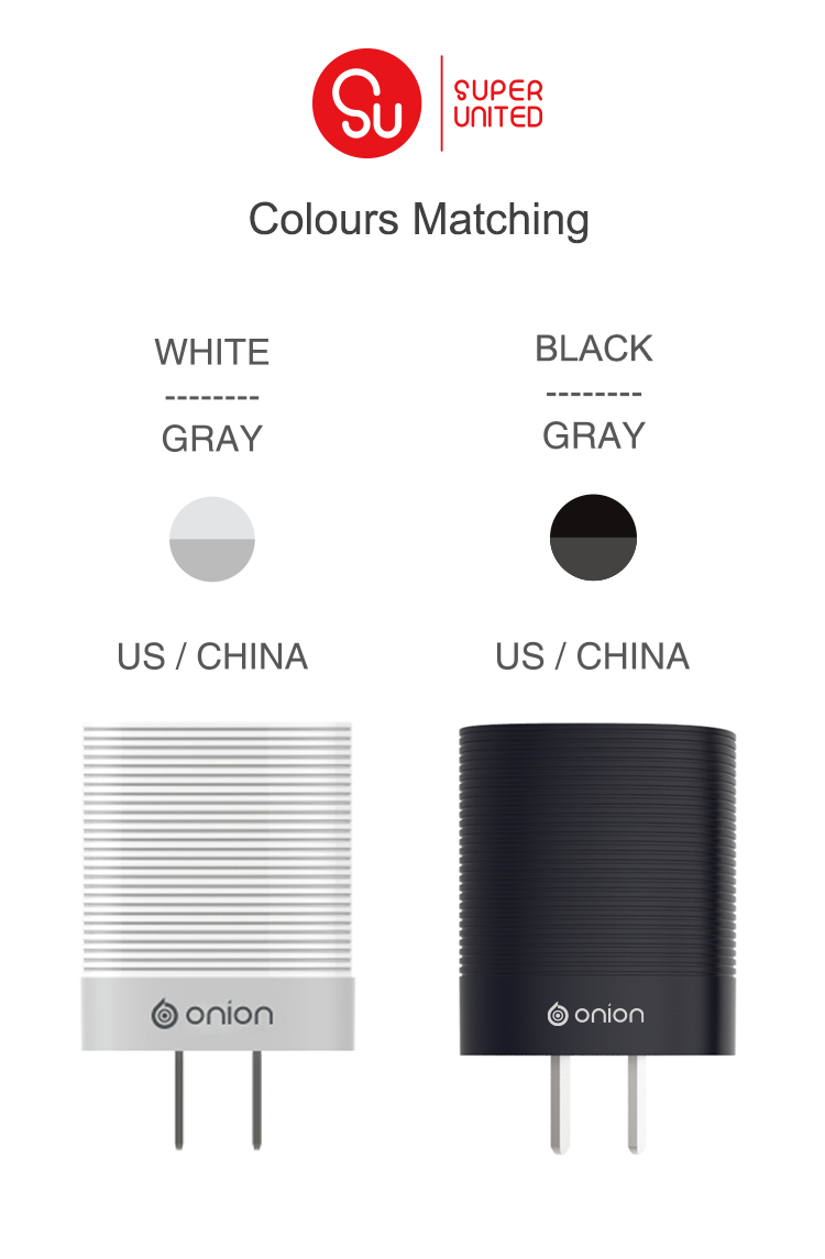 3.4A Dual quick travel charger US