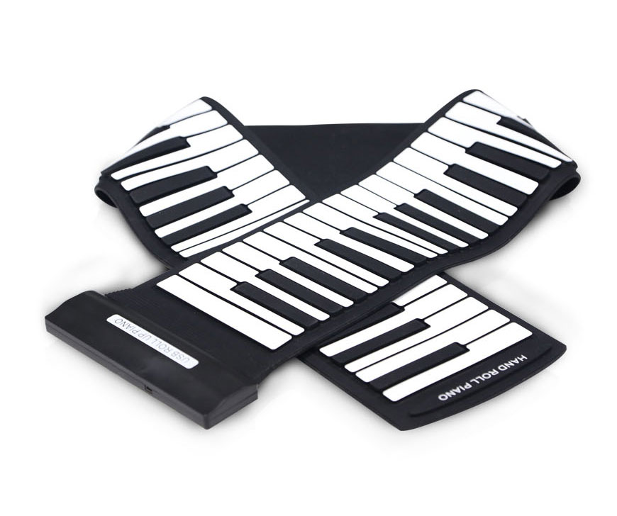 88Key USB Midi Flexible Keyboard Roll Up Piano with MIDI Editing Software