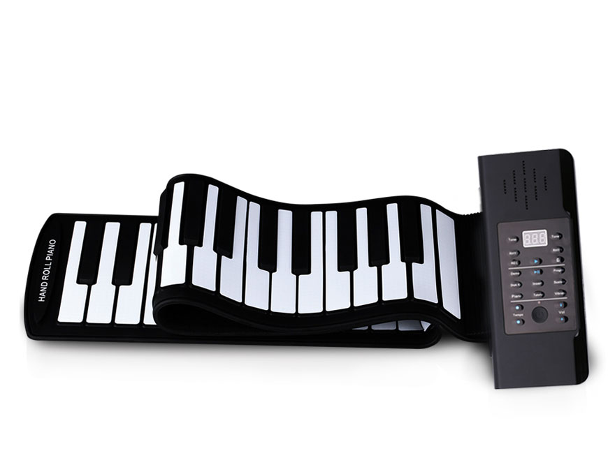 musical gift portable keyboard roll up keyboard with recording function