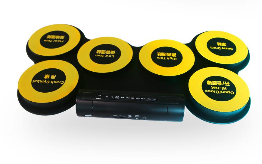Portable Sillicon Drum Roll Up Drum Kit Roll Up Electronic Drum Set for Children G102