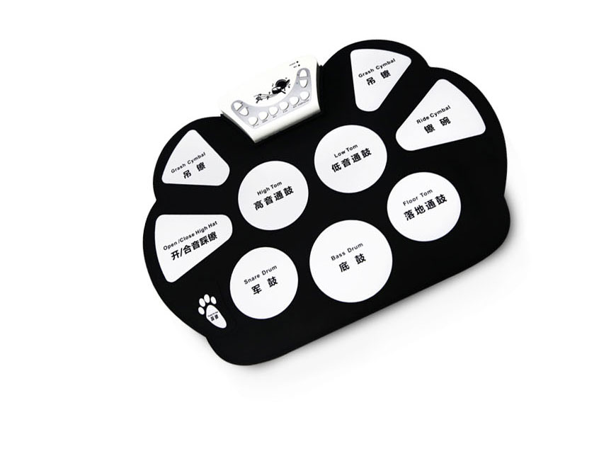 Electronic Drum Set Roll up Drum Pad Silicon Percussion Pad Drum with Drumstick High Quality Percussion Instruments