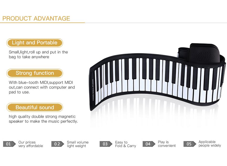 ROLL UP PIANO PA88M