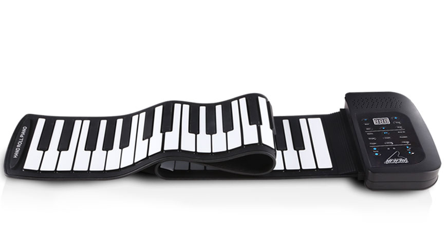 Musical instruments 61 keys digital roll up piano with midi out function