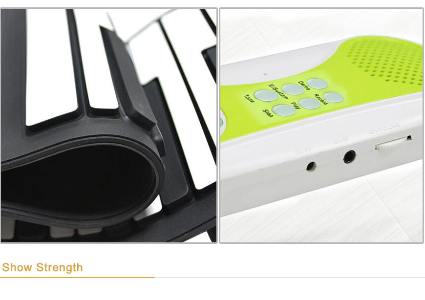 Hot selling 49 standard keys roll up piano for children
