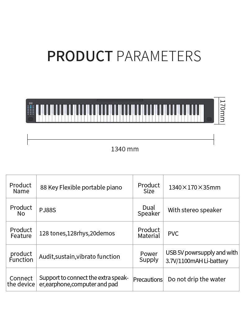 2021 New products light piano electronic piano MIDI keyboard Christmas gift adult piano with battery for playing