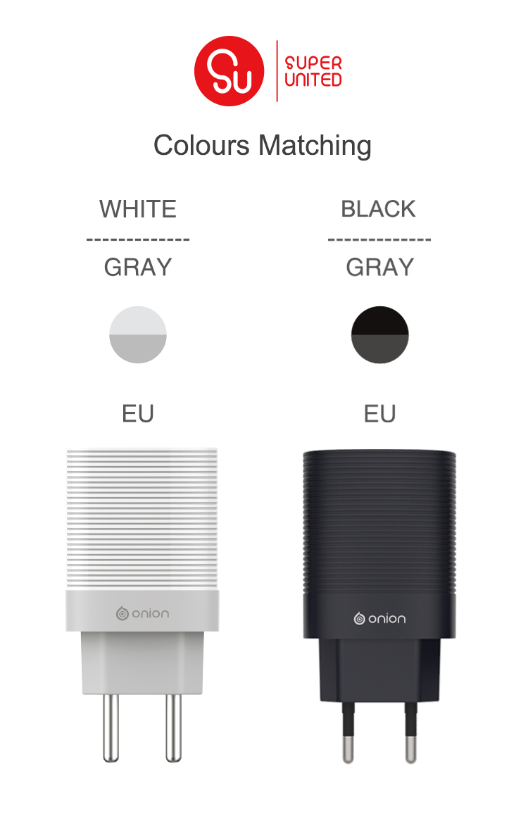 3.4A Dual quick travel charger EU