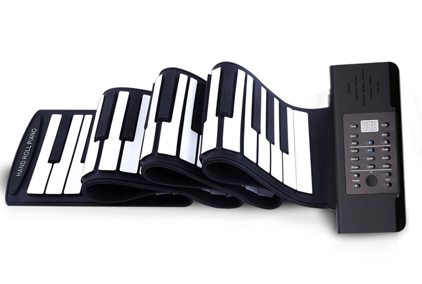 musical gift portable keyboard roll up keyboard with recording function