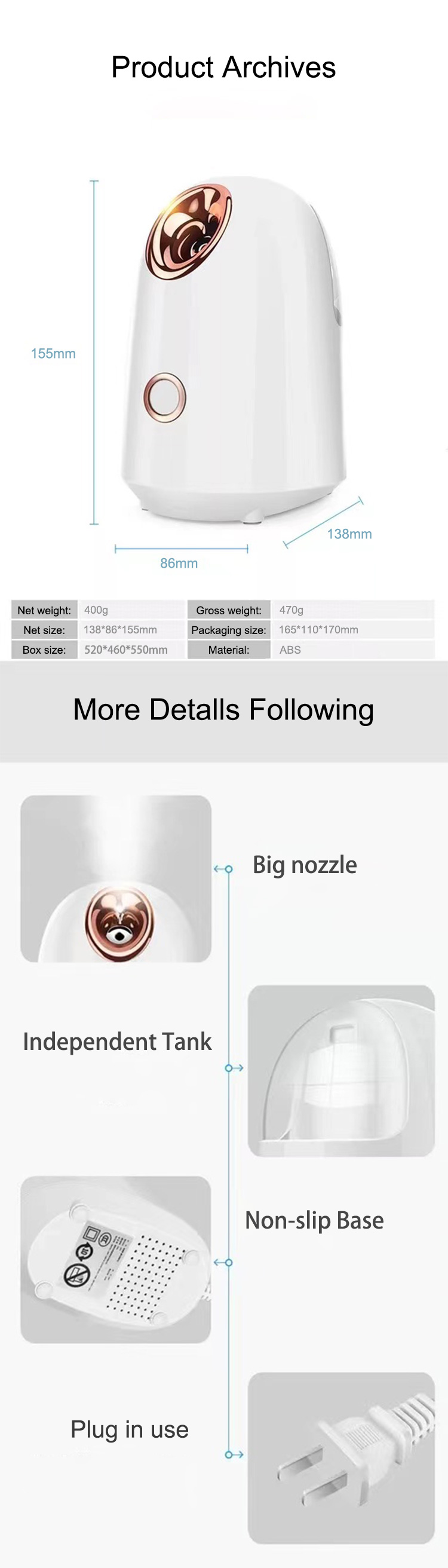 Z2 hot sell facial steamer