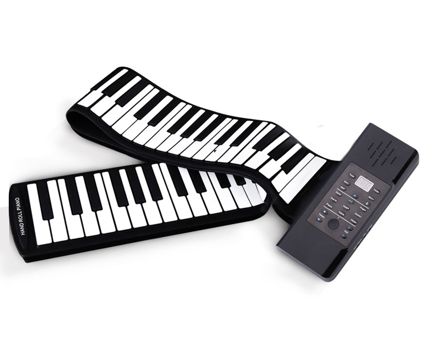 88 keys digital roll up piano with midi out function