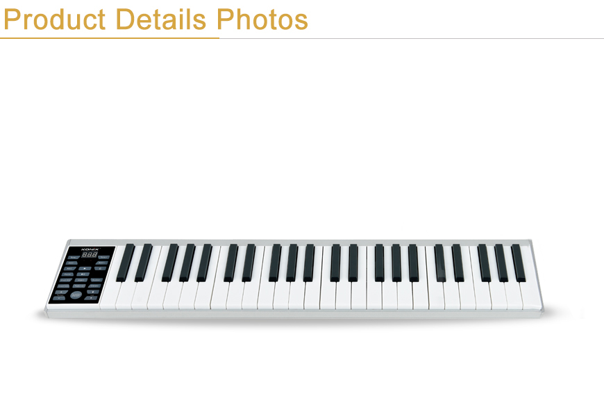 49 Keys electronic piano for newer portable piano with one speaker and battery