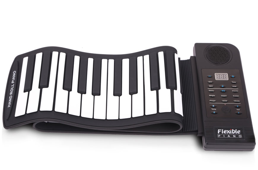 61 keys roll up piano PN61S with built-in speaker for children
